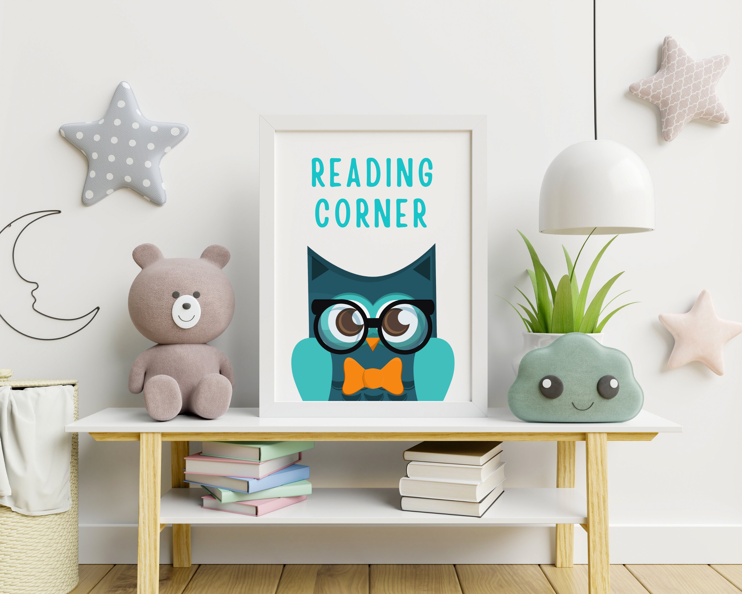 Reading Corner Printable Wall Art, Reading Nook, Reading Posters, Kids ...
