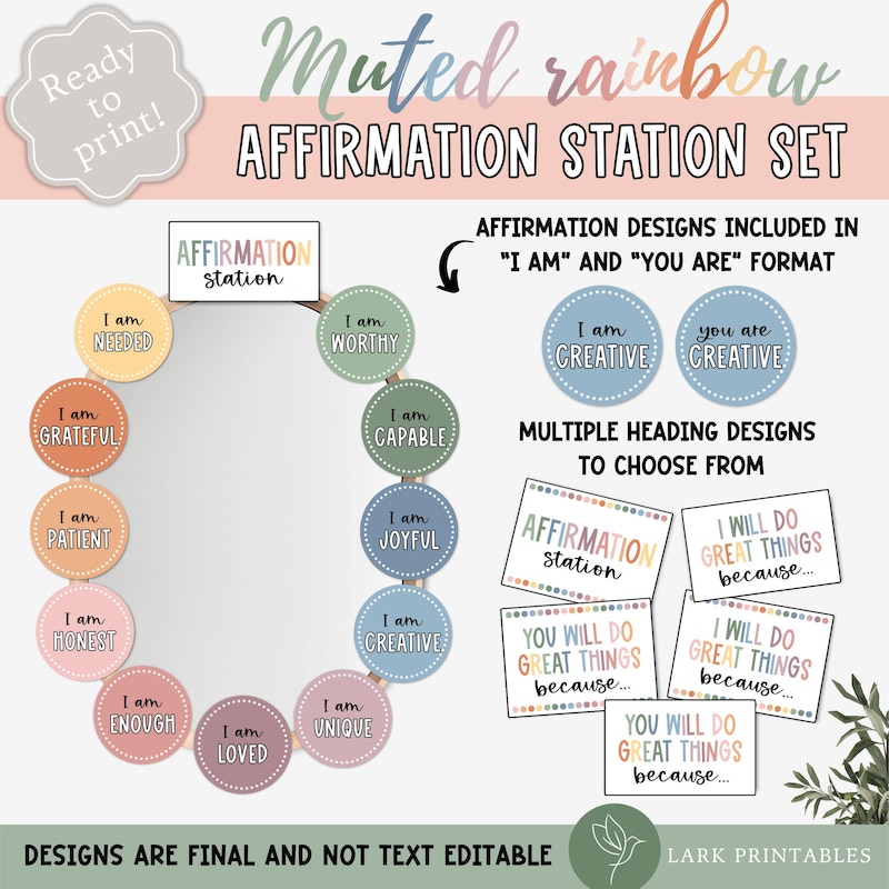 Self Affirmations Mirror - Etsy