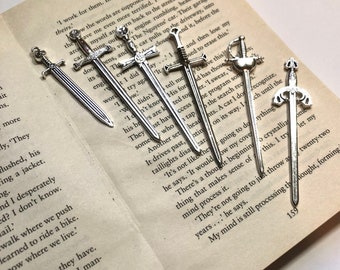 Mini Metal Sword Bookmark - Historisch wapen Page Saver - Cast Alloy Gift - Ridder Samurai Roman - Cool Awesome Cadeau voor hem Middeleeuws