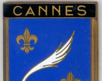 フランス　DRAGO製　オートモービル　ビンテージバッジ Badge Monaco 326 France French Auto Car NOS 1950s Original Made of