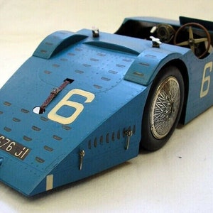 Bugatti tank type t32 automobile 1/13.5 scale limited hand made model image 1