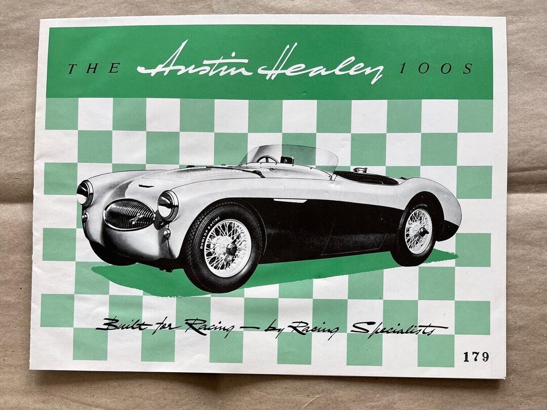 Austin-healey 1954 the Austin Healey 100 S Reproduction Brochure ...