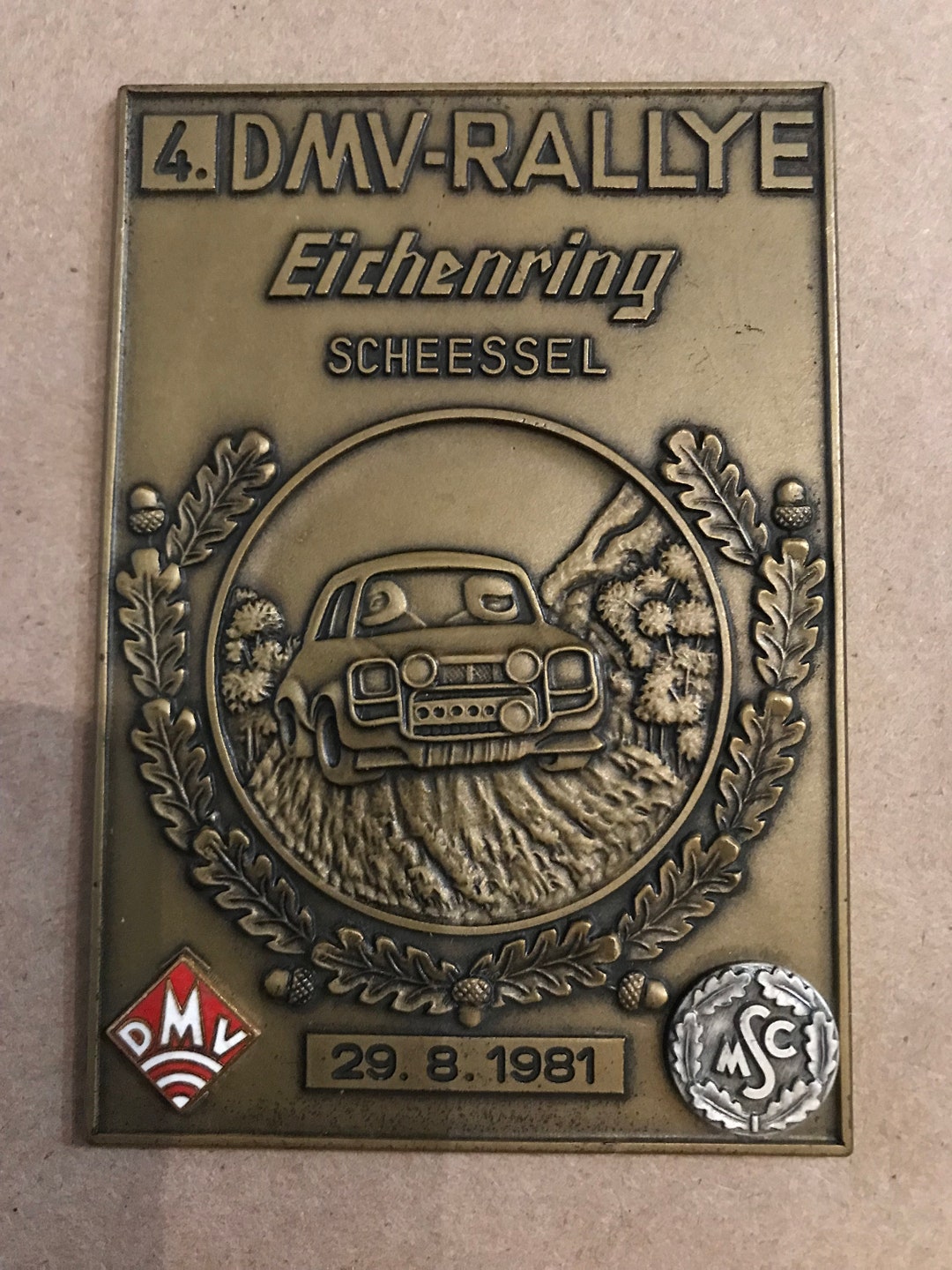 Badge Auto Rallye Allemand 1987 Osnabrück - #516, Club ADAC MTC - Objet De Collection Occasion