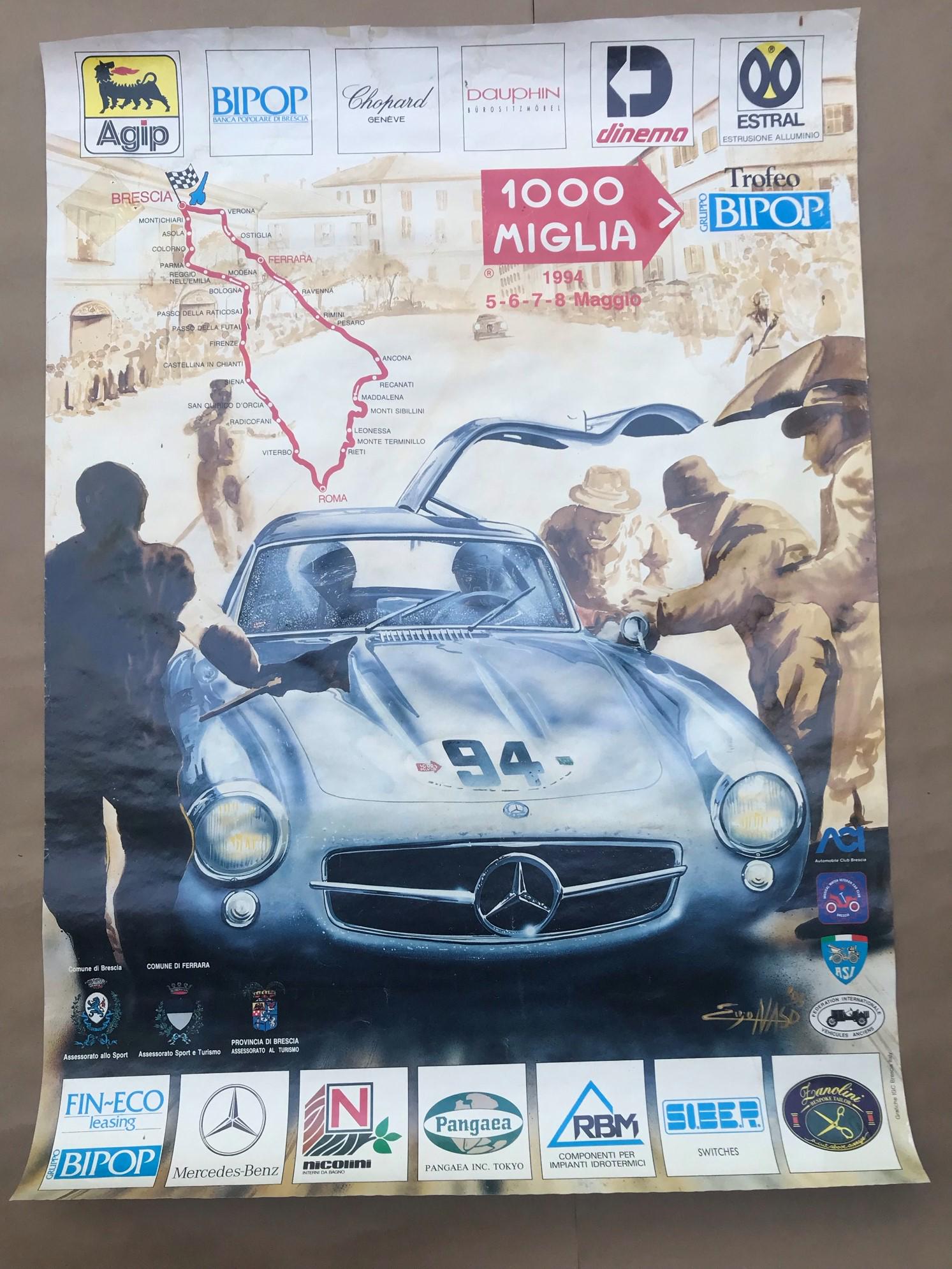 Mille Miglia Poster - Etsy