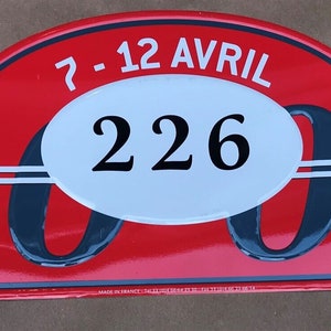ラリープレート 自動車 ラリー トゥールオート 2003 フランス フランス人レース参加者 226