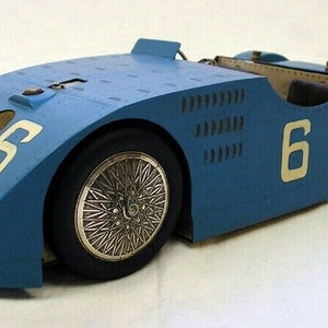 Bugatti tank type t32 automobile 1/13.5 scale limited hand made model image 2