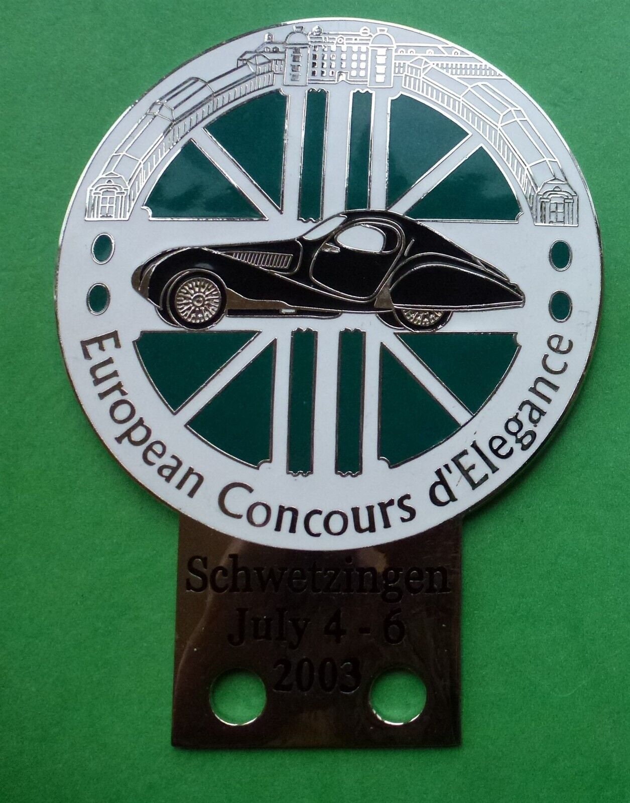 Badge Souvenir Auto Car Germany 2003 Schwetzingen Concours D' Elegance -   Australia