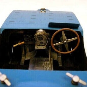 Bugatti tank type t32 automobile 1/13.5 scale limited hand made model image 8