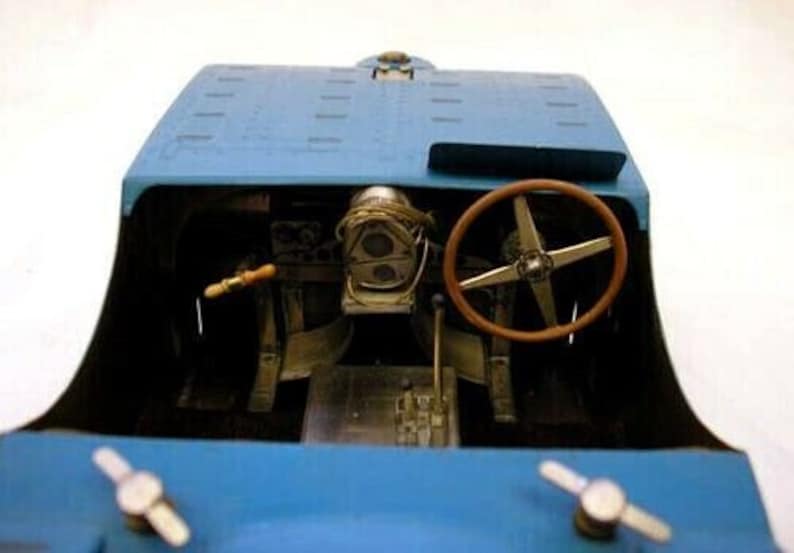Bugatti tank type t32 automobile 1/13.5 scale limited hand made model image 8