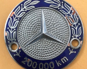 バッジ メルセデスベンツ 200.000 km キロバッジ 高走行距離賞 b