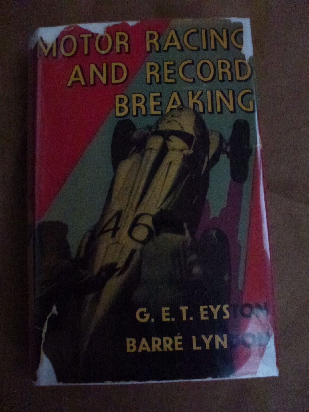 Book Motor Racing & Record Breaking by Eyston Lyndon 1935 116 Pgs A ...
