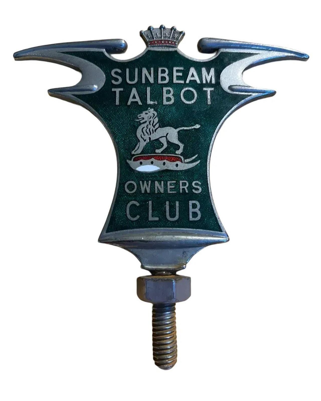 Badge Auto Car Sunbeam Talbot Owners Club #A639 British Automobile