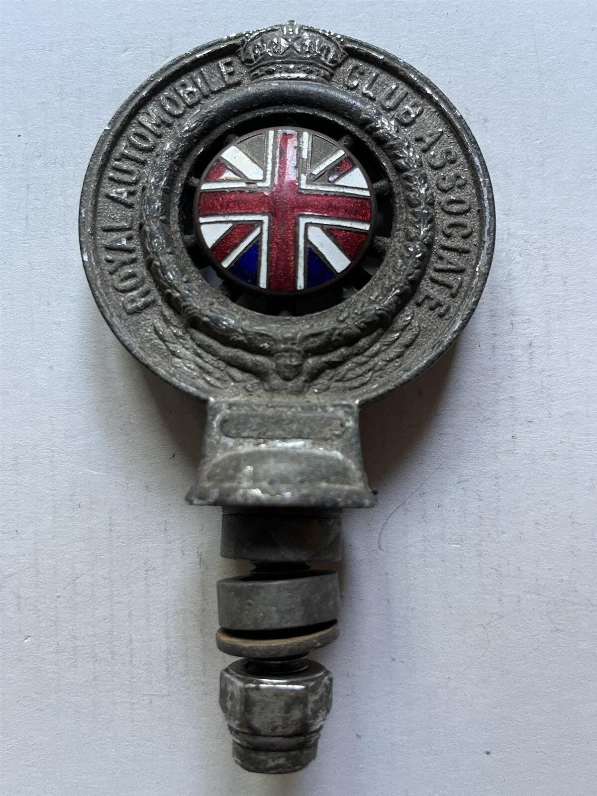 Badge Automobile Auto Car Club British RAC Royal Automobile Club 