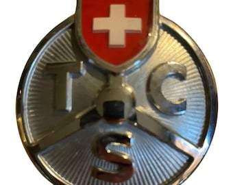 INSIGNE DU MCF Moto Club De France Pour Bouchon De Radiateur Boyce Auto