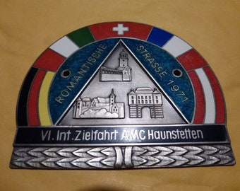 Badge Auto Auto Deutsche Rallye 422 1971 Romantische Straße AMC Haunstetten