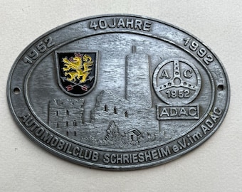 ancien insigne voiture émaillé allemand ADAC WINTERRALLYE HESSE 1954 - Automobile Club | eBay