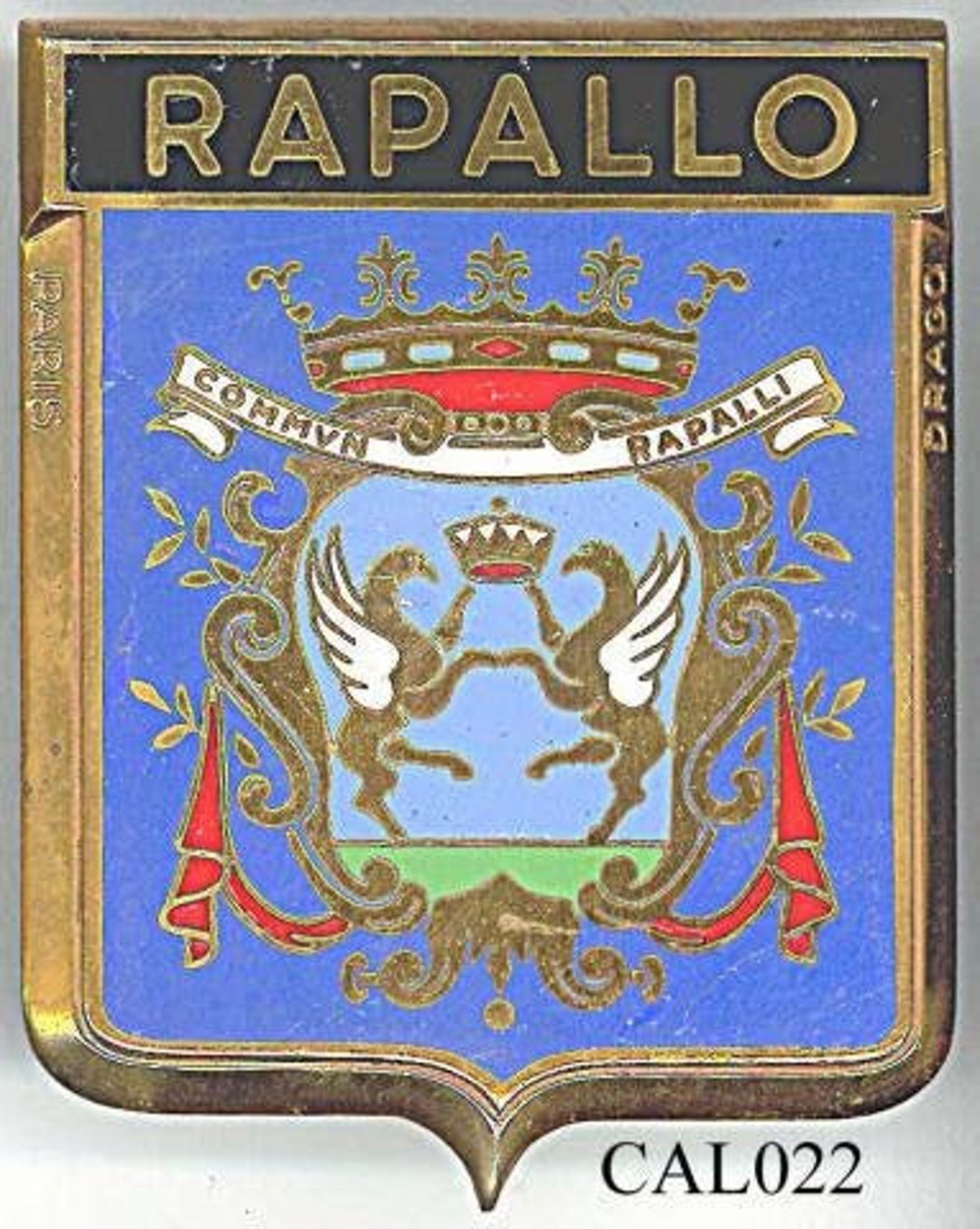 Badge Rappallo Italia Italy Italian Auto Car NOS 1950s - Etsy