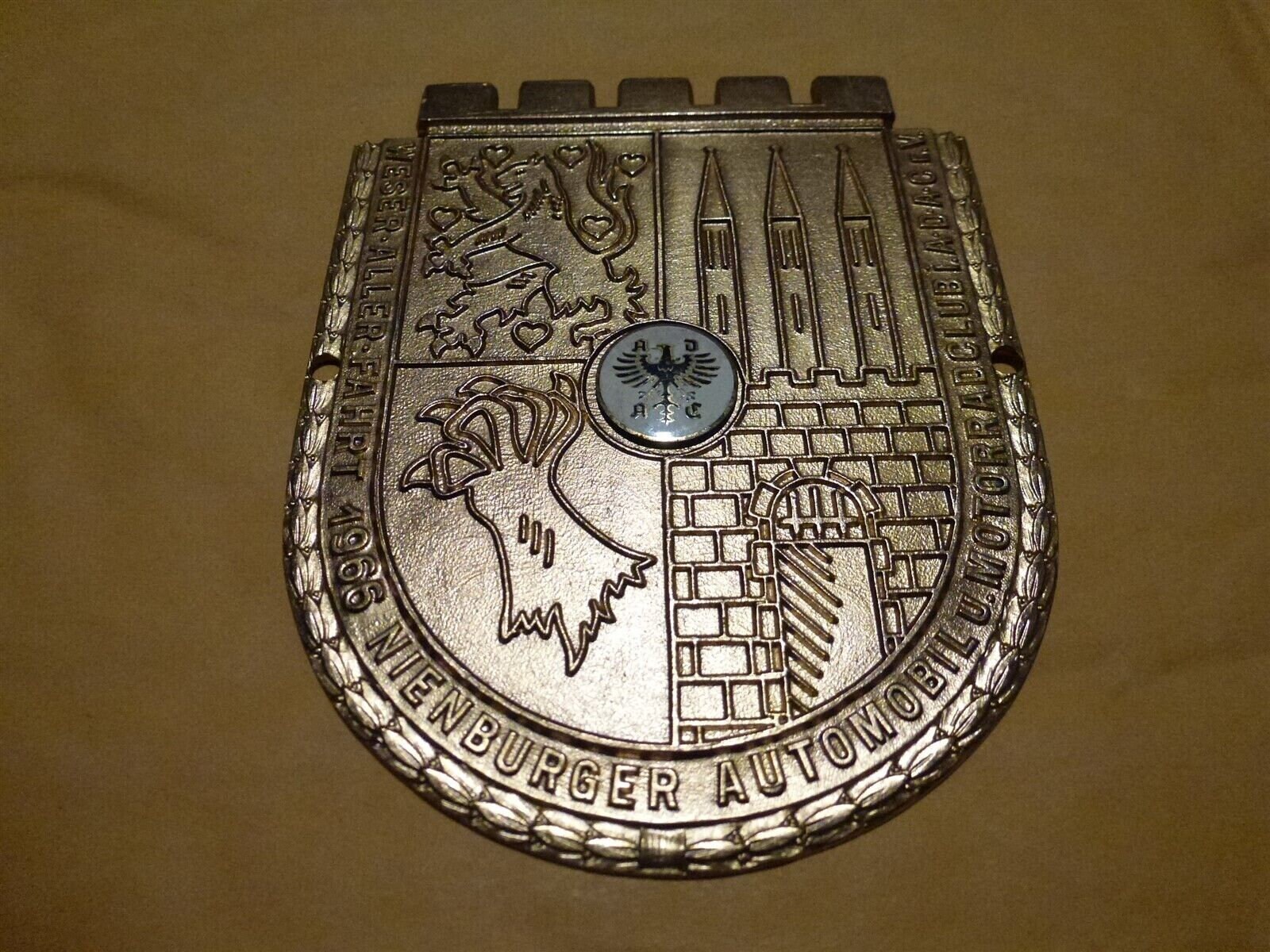 バッジ 自動車 ドイツ ラリー 368 1966 ADAC ニーンブルガー 自動車