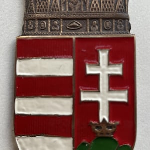 Badge souvenir auto Ungheria Stemma ungherese