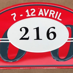 ラリープレート 自動車 ラリー トゥールオート 2003 フランス フランス人レース参加者 216