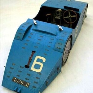 Bugatti tank type t32 automobile 1/13.5 scale limited hand made model image 9