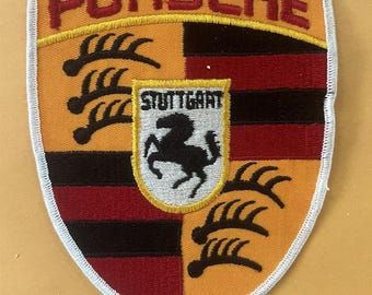 Porsche patch embroidered very large size 6.25" x 5"