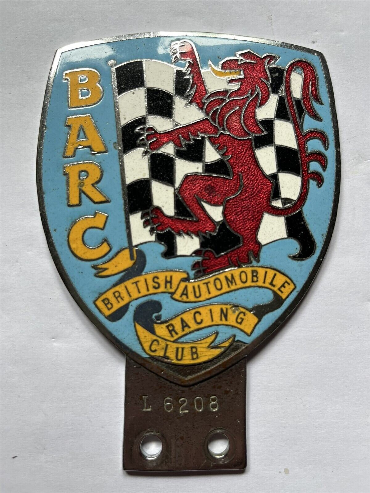 BARCカーバッジ（ジャンク品） レアローバーミニ グリルバッジ