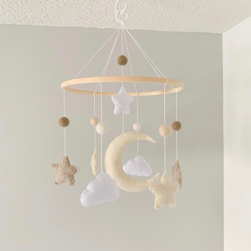 DIY Mobile Kit Create Your Own Baby Mobile Cloud and Stars Etsy