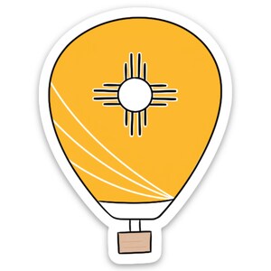 Balloon Zia Sticker