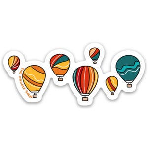Ballon Freunde Sticker