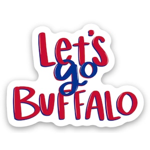 Baby Let&#39;s Go Buffalo Sticker - Set of 5 Stickers