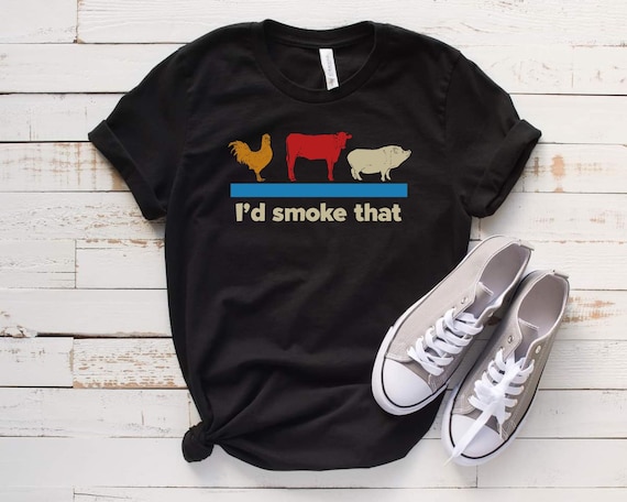 I'd Smoke That T-Shirt Carnivore Shirt Grilling Meat Lovers Gift Carnivore Smoking Funny Dad Keto Shirt Tank Top Low Carb Barbeque Shirt
