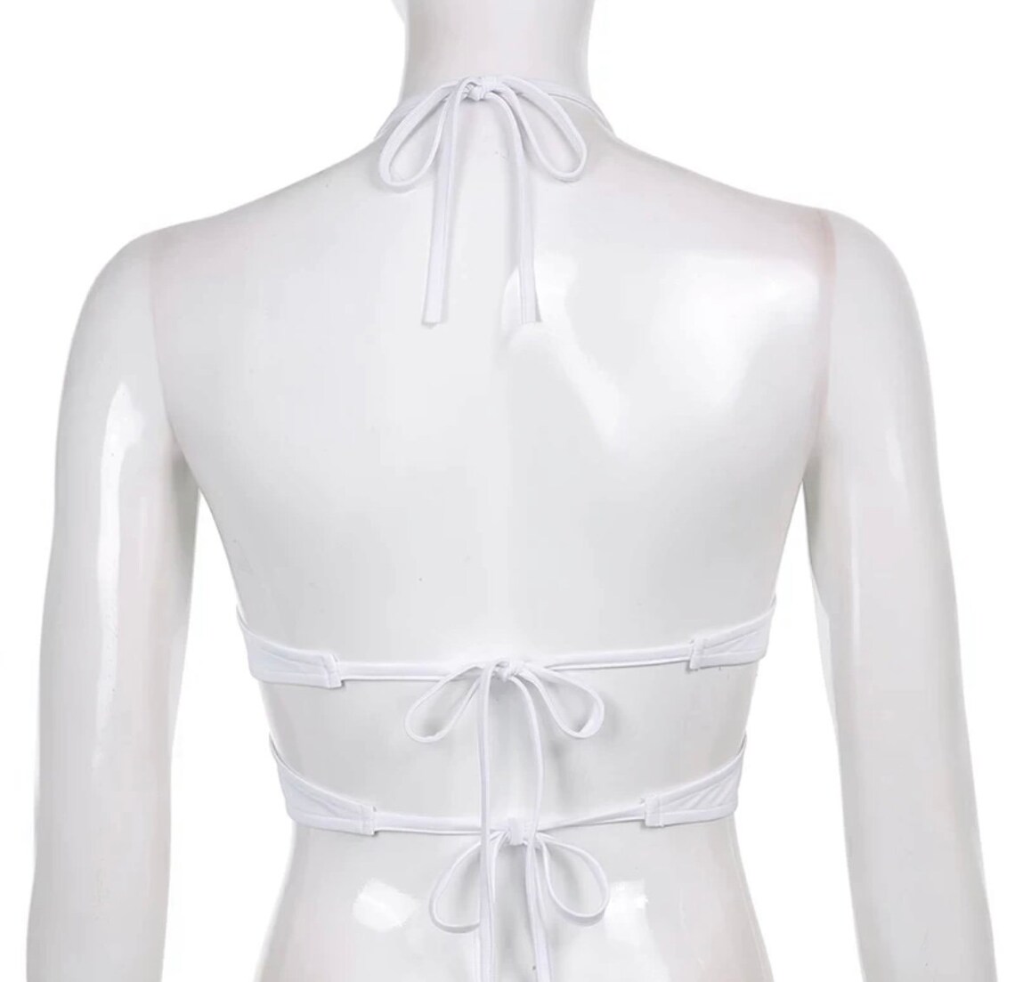 White Butterfly Fashion V Neck Ruched Bodycon Sexy Crop Top Etsy