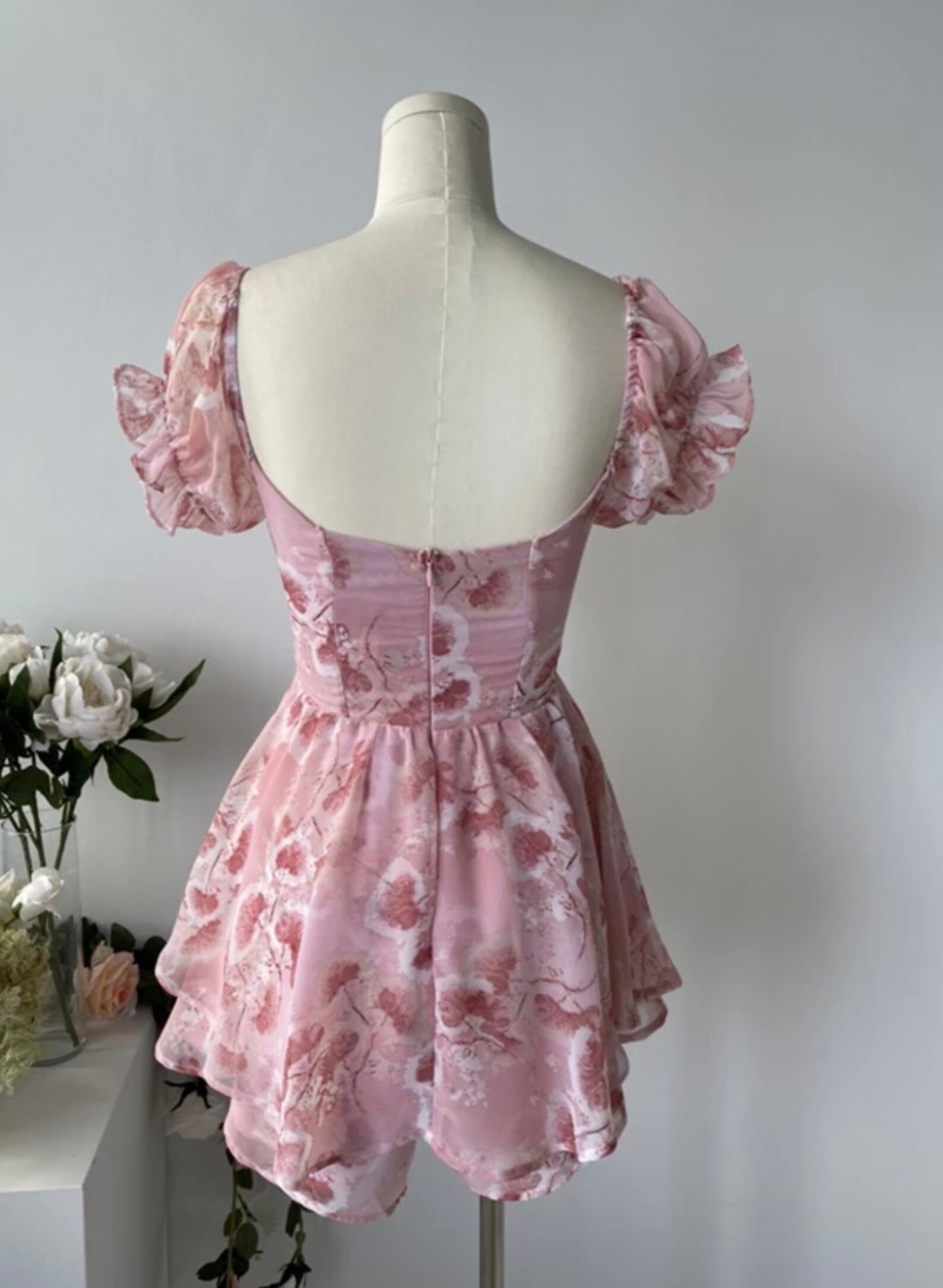 Sweet Style Cute Floral Printed Jumpsuit Women Summer Casual - Etsy