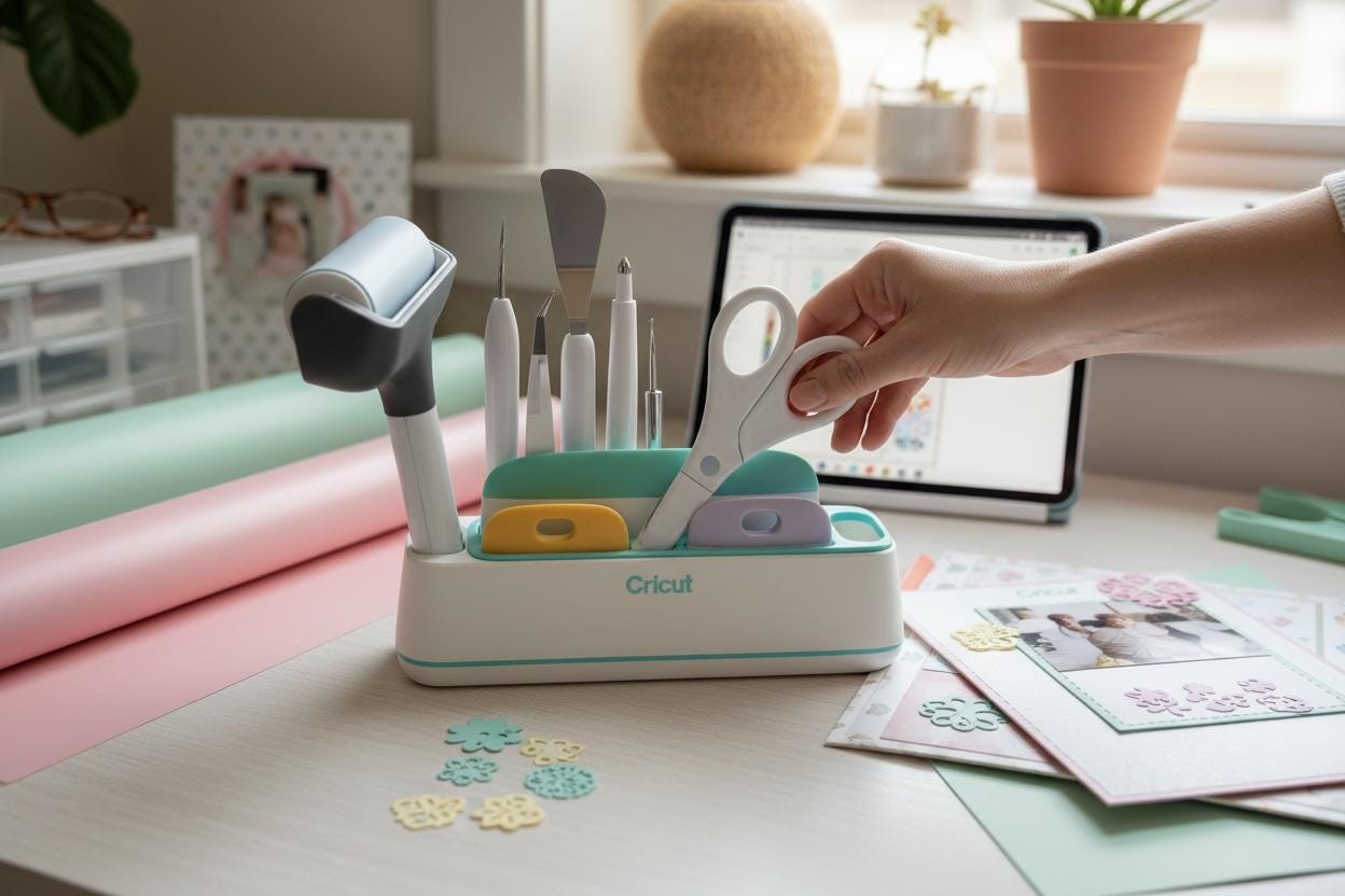 Cricut Tool Organizer | 3D Printed Craft Desk Storage Holder (cricut ...