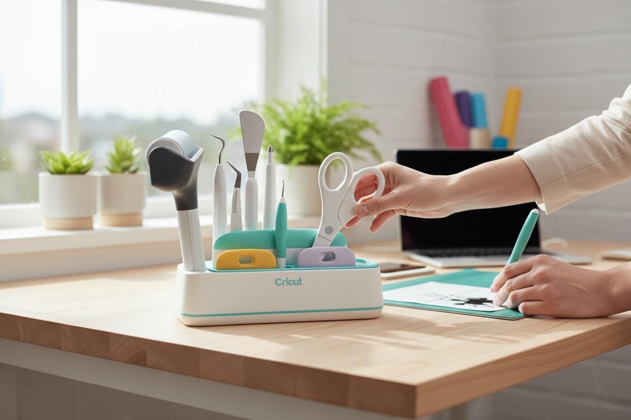 Cricut Tool Organizer | 3D Printed Craft Desk Storage Holder (cricut ...