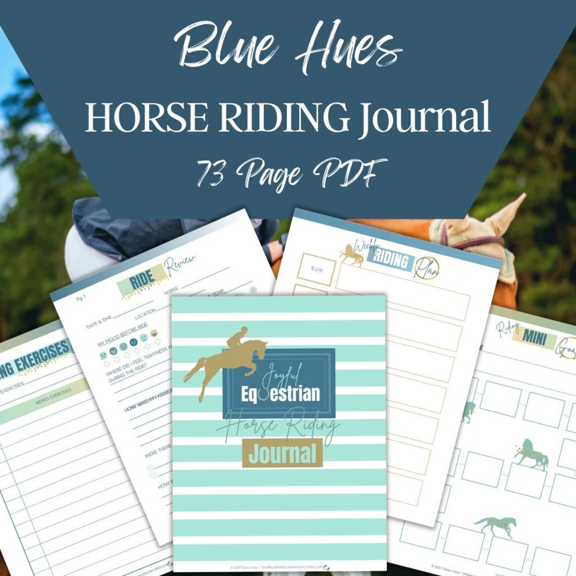 Complete Horse Riding Journal Horse Riding Tracker Horse Etsy