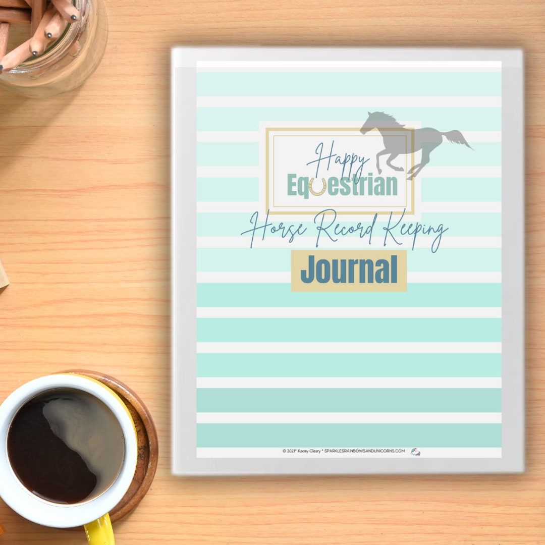 Horse Owner Journal | Horse Record Keeping Journal | Horse Health ...