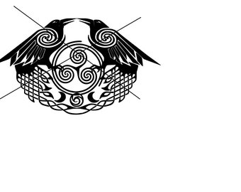 Celtic Ravens SVG