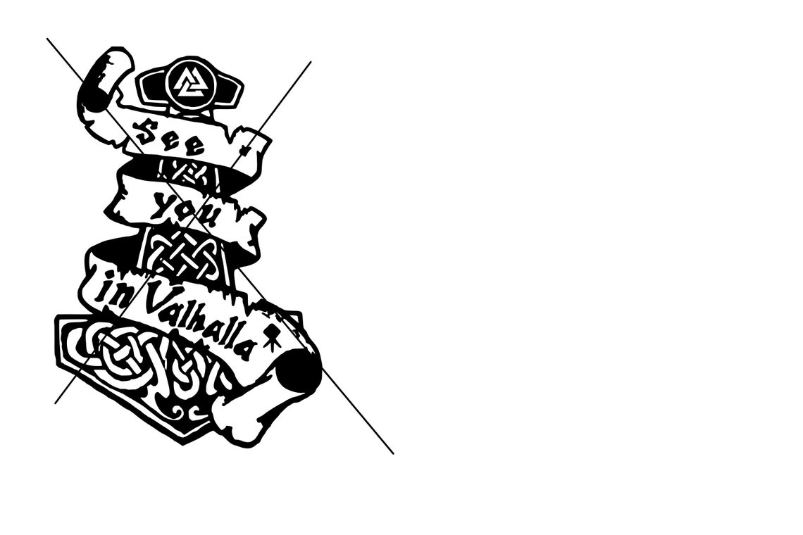 See You in Valhalla SVG Etsy