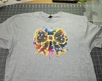 Neon Weihnachtslichter Schleife PNG