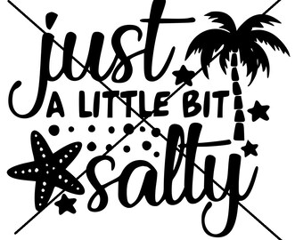 Nur ein bisschen salziger Strand SVG