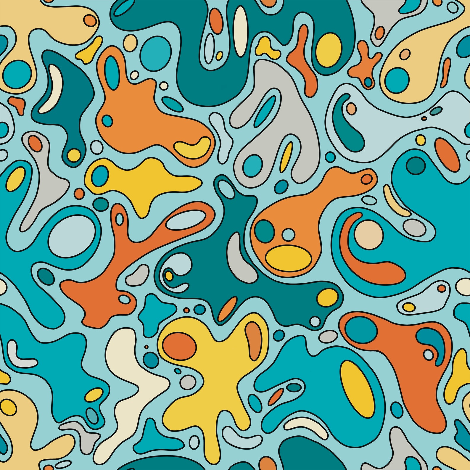 A repeating pattern. Seamless paper. File to download. Etsy