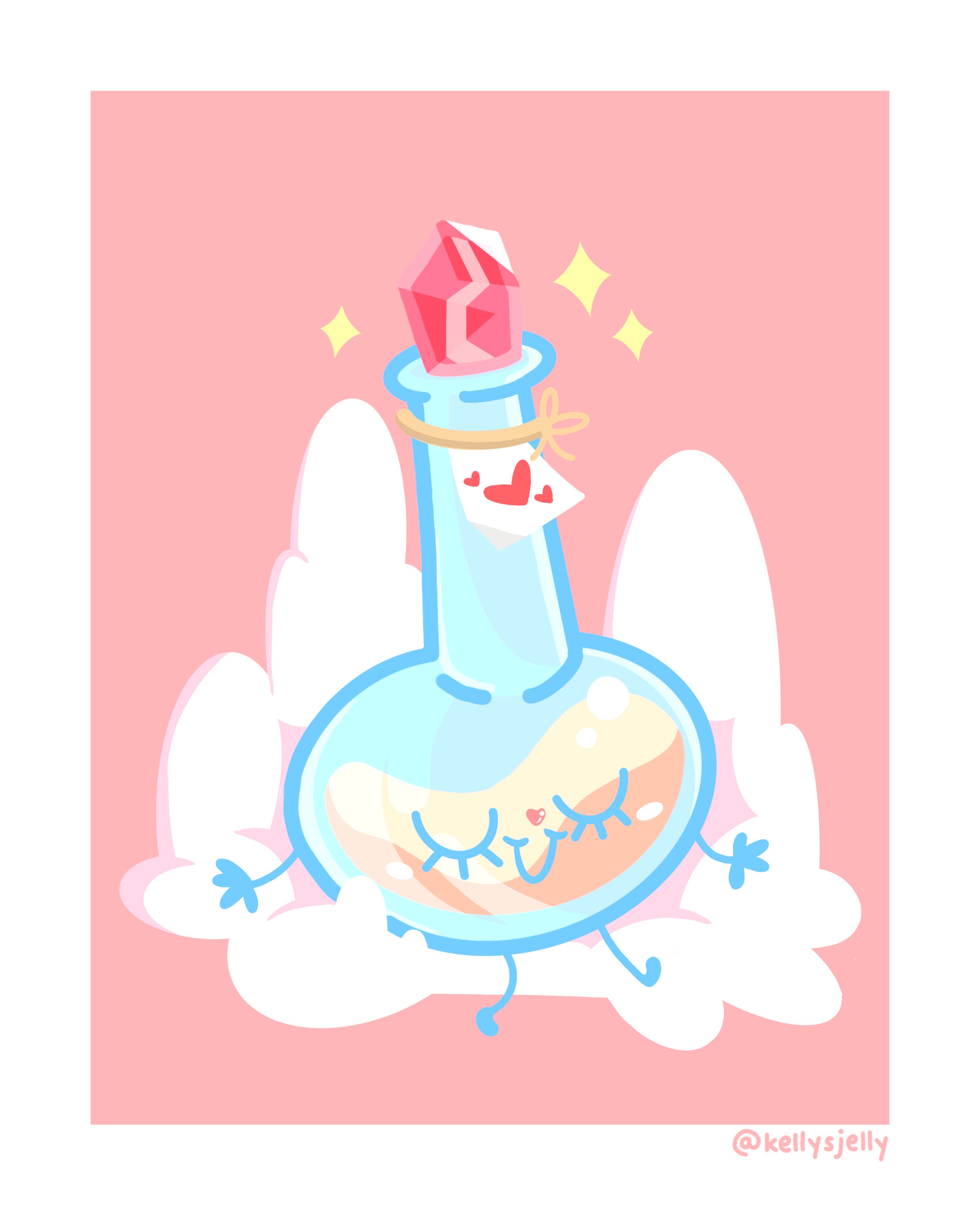 Love Potion Print - Etsy