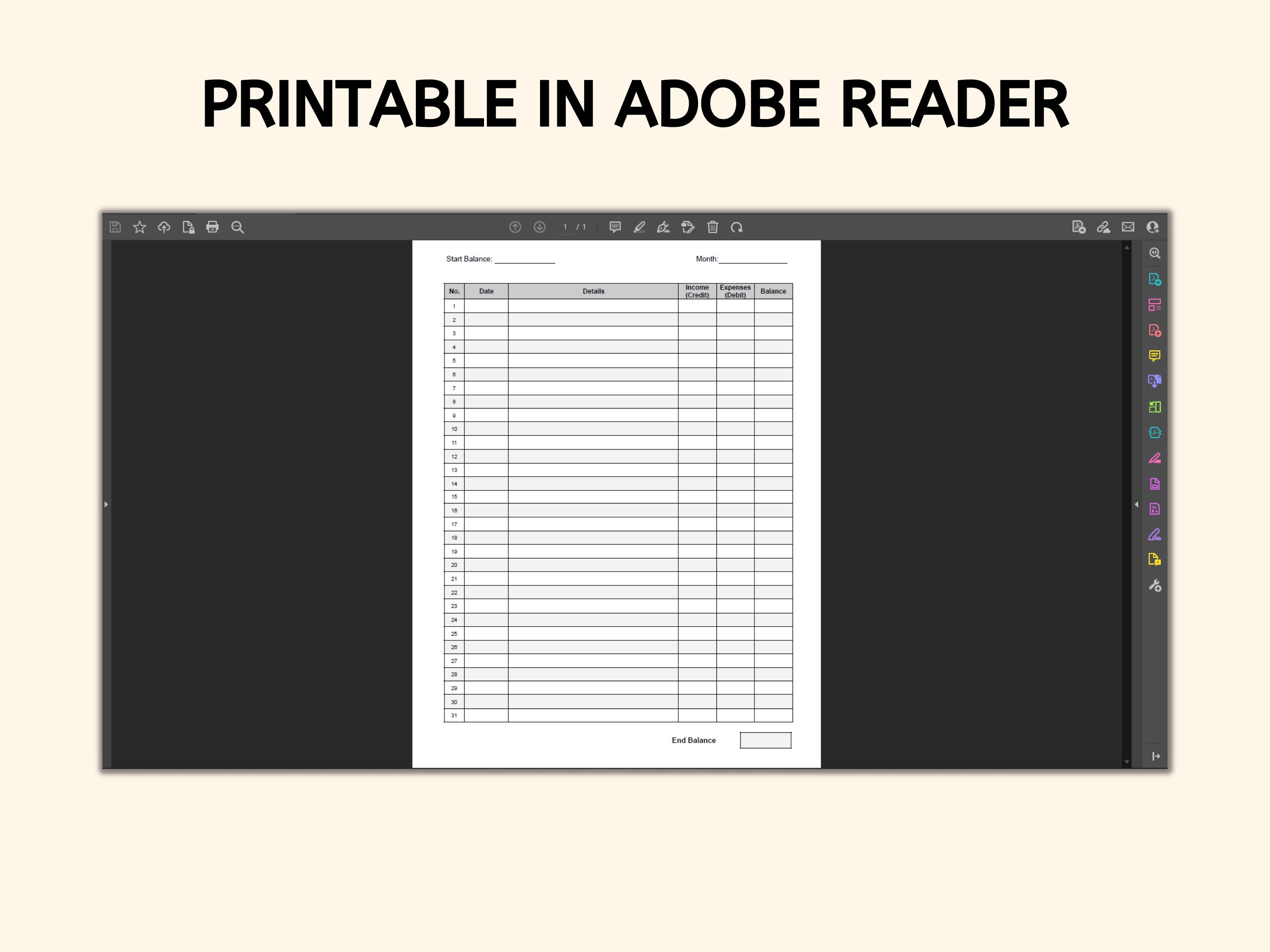 Printable Accounting Ledger, General Ledger Sheets and Money Tracker ...
