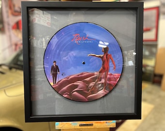 Black Floating/Raised 12” LP Record Album Frame, 17” x 17”, Contemporary Wood, Made-to-Order, Full Customization & Personalization Available