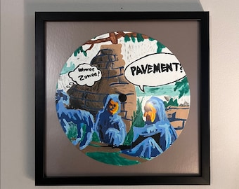 Black 12” LP Record Album Frame, 15” x 15” Square, Contemporary Wood, Made-to-Order, Full Customization & Personalization Available!