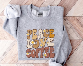 Coffee Sweatshirt, Coffee Sweater, But First Coffee, Coffee Lover Gift, Coffee Please Shirt, Retro Crewneck Sweatshirt , Women's Plus size