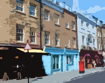 Bermondsey Print Pack, 3 x South East London Prints, London Landmarks, London Skyline, Wall Art, Maltby Street Market, Bermondsey Street