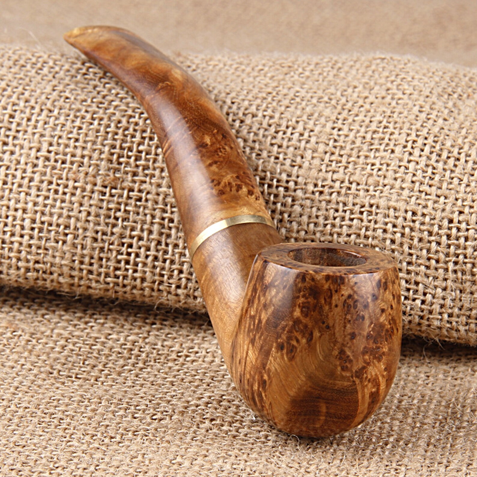 Tobacco Pipe Irish Heather Solid Wood Pipe Handmade Wood Etsy